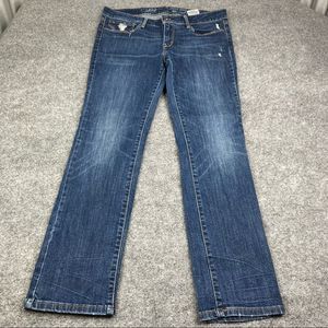 Levis Slight Curve Straight Leg Women Size 30 Blue Jeans Denim Pants 30x30